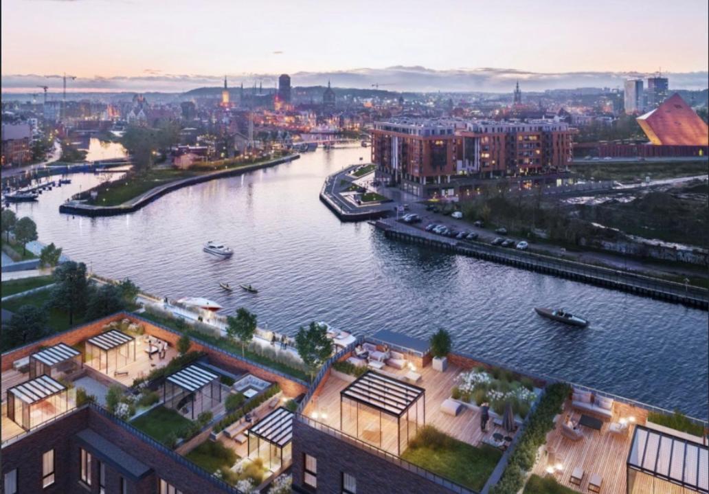 Apartament Gdansk Premium Lux Nadmotlawie Kültér fotó