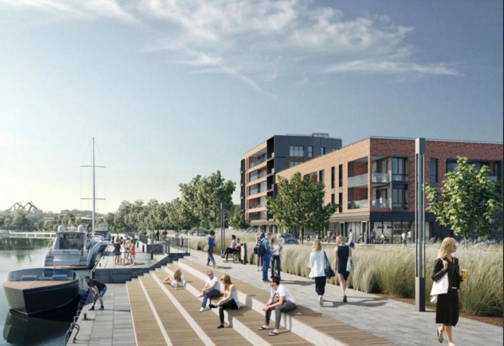 Apartament Gdansk Premium Lux Nadmotlawie Kültér fotó